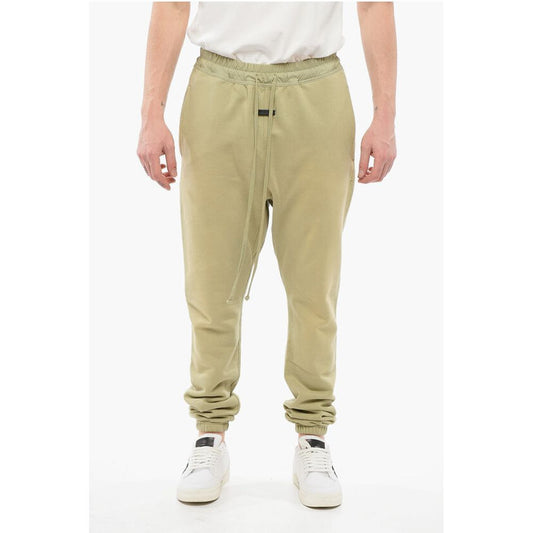 Fear Of God Fleeced Cotton Sweatpants with Nylon Detail