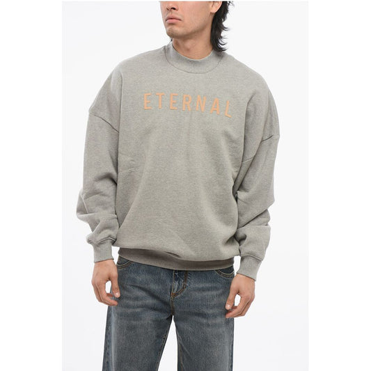 Fear Of God Brushed Cotton ETERNAL Sweatshirt with Flocked Logo