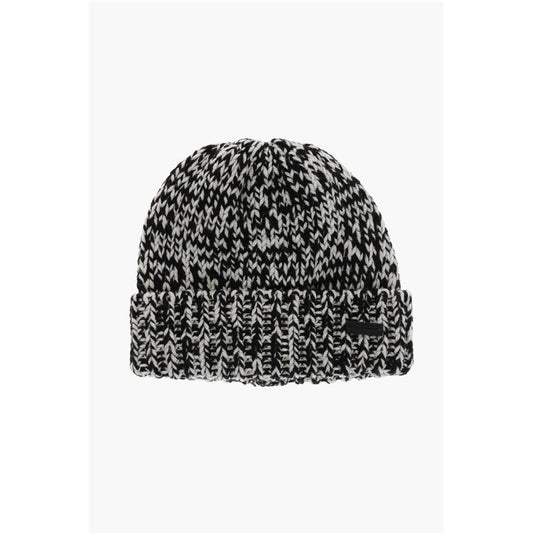 Saint Laurent Two-Tone Wool Beanie