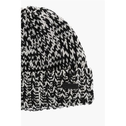 Saint Laurent Two-Tone Wool Beanie