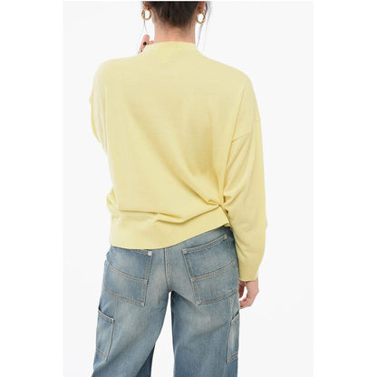 Bottega Veneta Straight Fit Wool Crew Neck Sweater