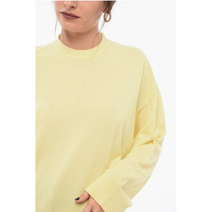 Bottega Veneta Straight Fit Wool Crew Neck Sweater