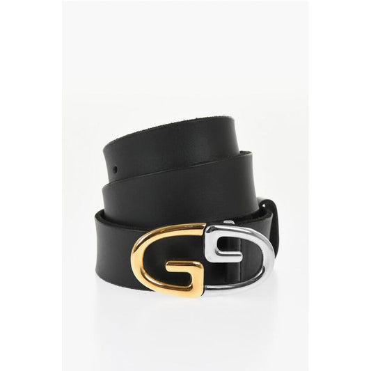 Gucci Leather Belt Belt with Monogram Buckle 35mm