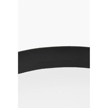 Gucci Leather Belt Belt with Monogram Buckle 35mm