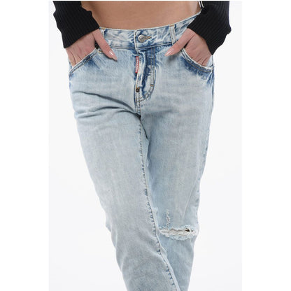 Dsquared² Light Washed Cool Girl Fit Denims 15cm
