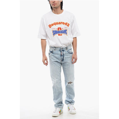Dsquared² Distressed Effect 642 Light Washed Jeans 19 cm