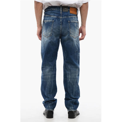 Dsquared² Distressed Effect 642 Mid Washed Jeans 20 cm