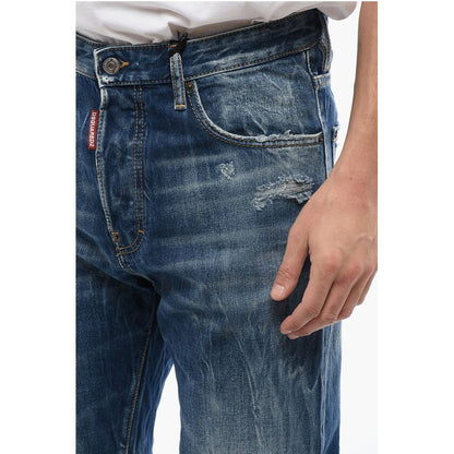 Dsquared² Distressed Effect 642 Mid Washed Jeans 20 cm