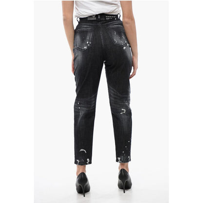 Dsquared² Distress Detailed 80'S Fit Delavè Denims 14cm