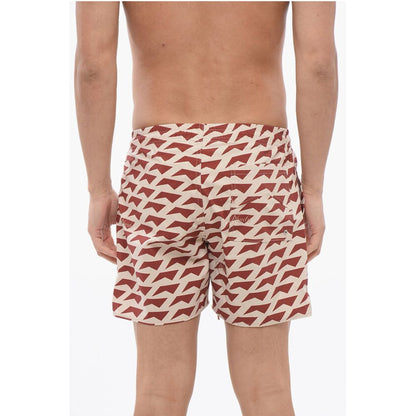 Rhude Geometrical Motif DOLCE VITA Swim Shorts