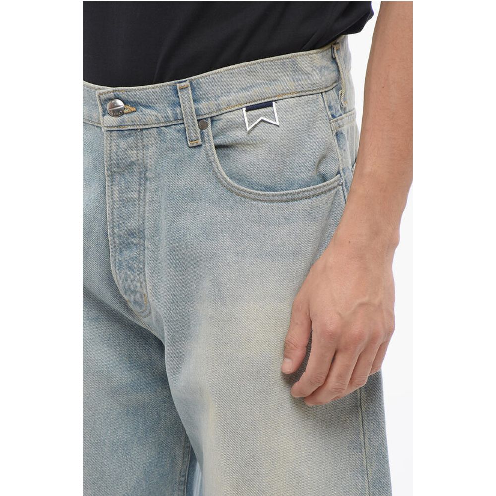 Rhude Light Washed Baggy Fit Jeans 26cm