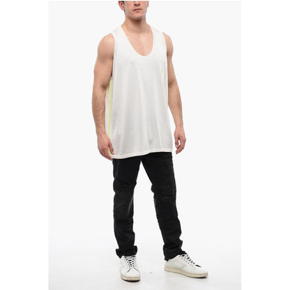Adidas WALES BONNER Contrast Side Bands Tank Top with Rib Edges