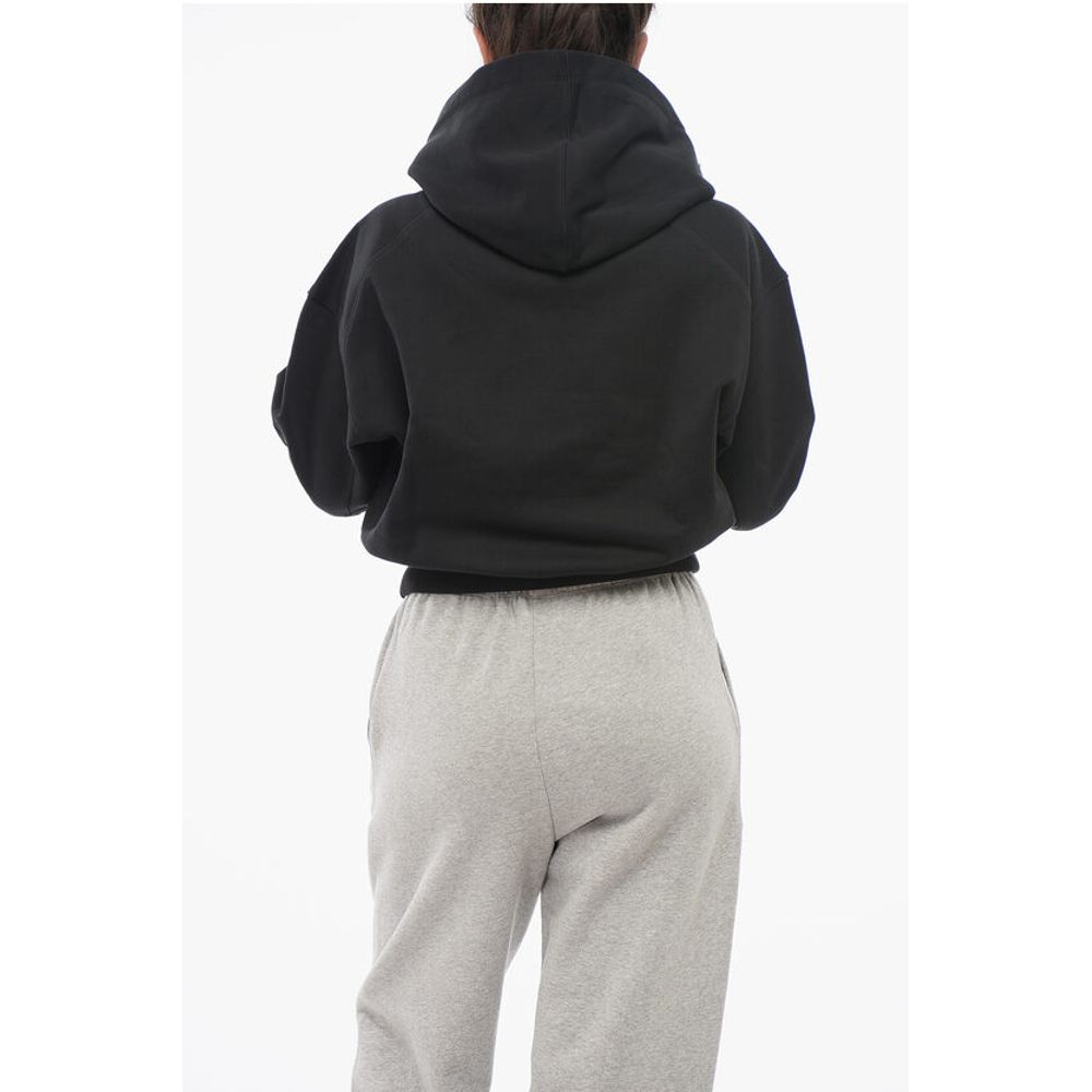 Y-3 Monochrome Brushed Cotton Hoodie