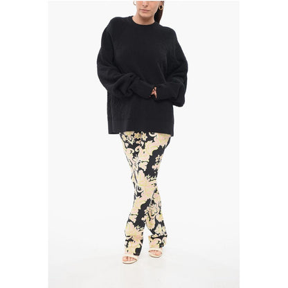 Y-3 Stretch Cotton Oversized Sweater with Crew Neck