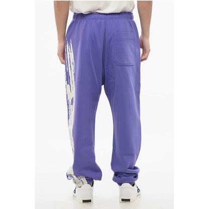 Y-3 Brushed Cotton Sweatpants with Logo Patch