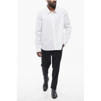 Ami Alexandre Mattiussi Popeline Shirt with Hidden Buttoning