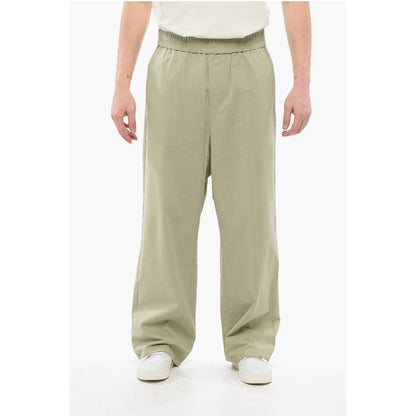 Ami Alexandre Mattiussi 4-Pocketed Cotton Pants with Elastic Waistband
