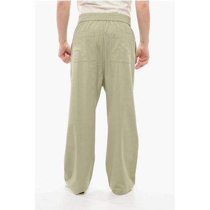 Ami Alexandre Mattiussi 4-Pocketed Cotton Pants with Elastic Waistband