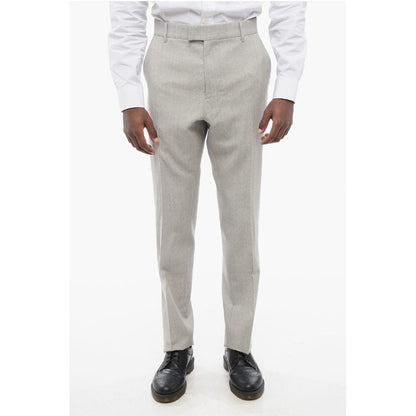 Ami Alexandre Mattiussi 4-Pocketed Virgin Wool Pants with Hidden Closure