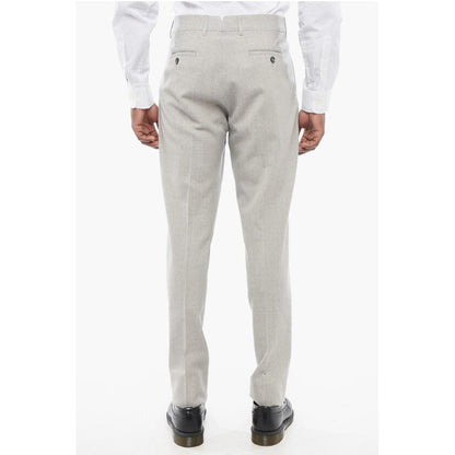 Ami Alexandre Mattiussi 4-Pocketed Virgin Wool Pants with Hidden Closure