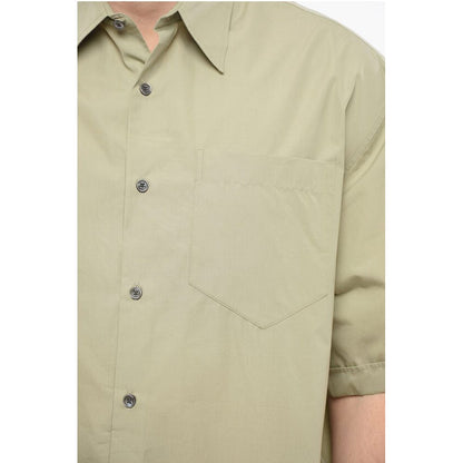 Ami Alexandre Mattiussi Short-sleeved Popeline Shirt with Breast-pocket