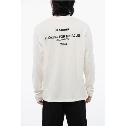 Jil Sander Long Sleeved LOOKING FOR MIRACLES T-Shirt