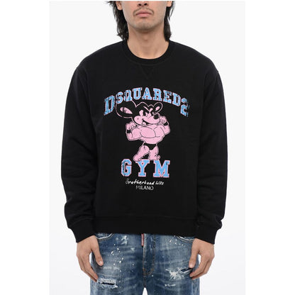 Dsquared² Crew Neck Cool Fit D2 GYM Brushed Cotton Sweatshirt
