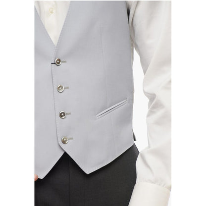 Nino Danieli Flush Pocketed Virgin Wool Vest