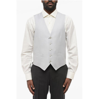 Nino Danieli Flush Pocketed Virgin Wool Vest