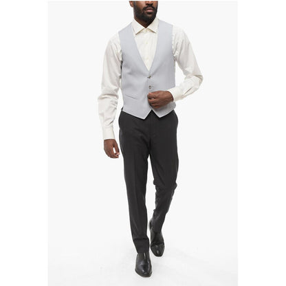 Nino Danieli Flush Pocketed Virgin Wool Vest