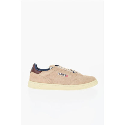 Autry Suede Low-Top Sneakers with Contrast Sole