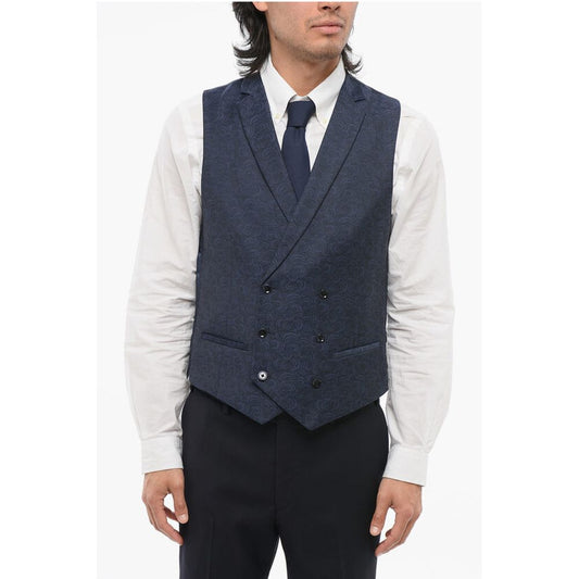 Corneliani CC COLLECTION Virgin Wool CERIM.REWARD Double Breasted Waist