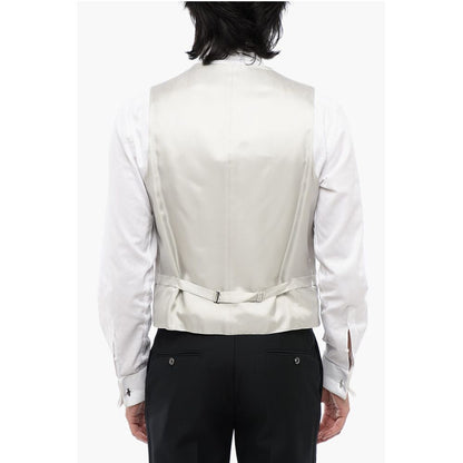 Corneliani CC COLLECTION Anthemion-Print REFINED CERMO Waistcoat with 4