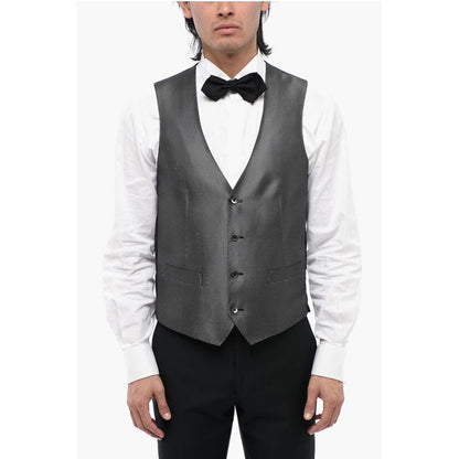 Corneliani Two-Tone Silk Waistcoat