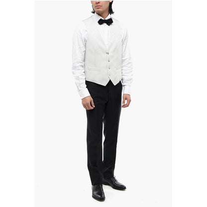 Corneliani CC COLLECTION Anthemion-Print REFINED CERMO Waistcoat with 4