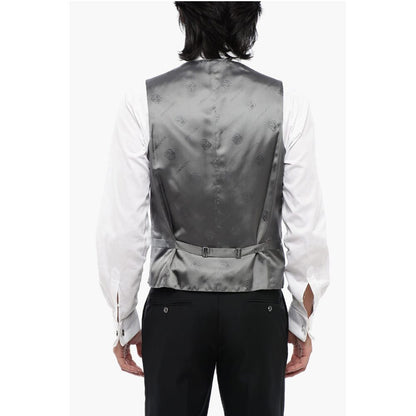 Corneliani Plant Motif Silk ACADEMY CERIMO Waistcoat