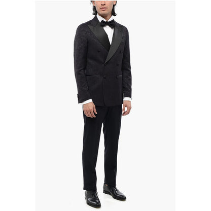 Corneliani CC COLLECTION Double-breasted CERIMONIA REWARD Jacquard Blaz