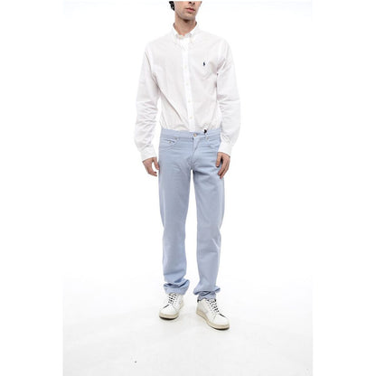 Corneliani ID Linen and Cotton-blended Pants