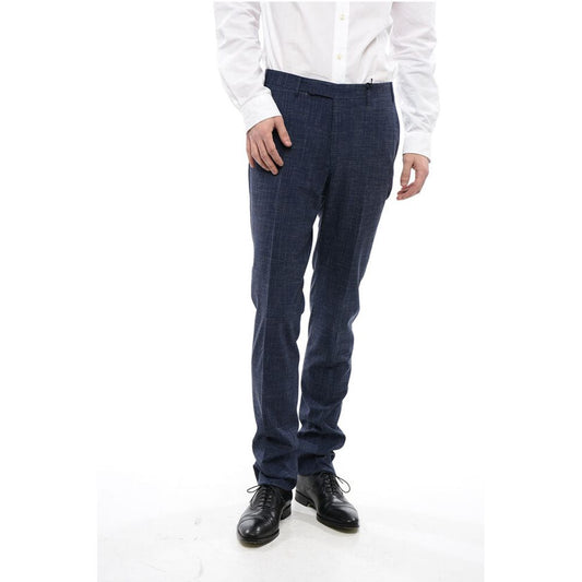 Corneliani CC COLLECTION 4-Pocketed RIGHT Silk Blend Pants