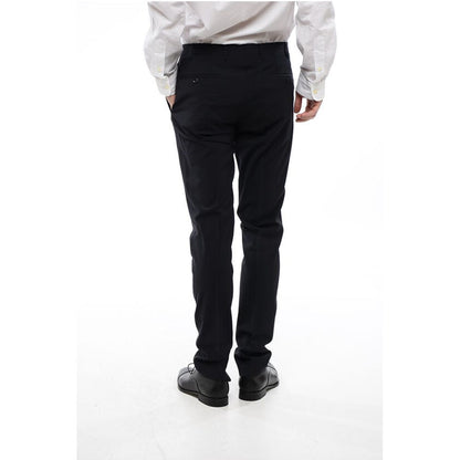 Corneliani CC COLLECTION Wool Slim Fit Chino Pants