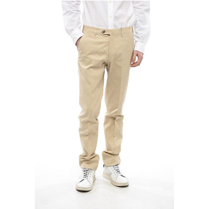 Corneliani Slim Fit Chino Pants With Zip Pockets