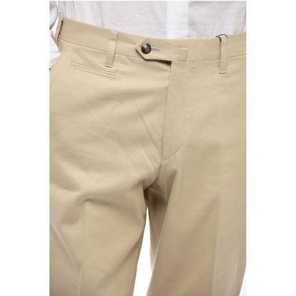 Corneliani Slim Fit Chino Pants With Zip Pockets