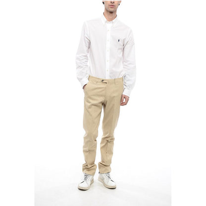 Corneliani Slim Fit Chino Pants With Zip Pockets