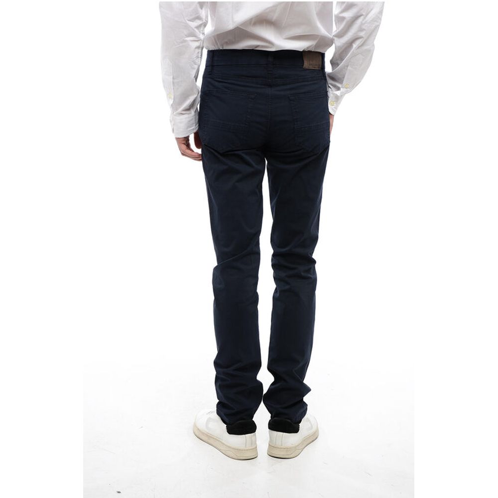 Corneliani ID Chino Pants with Suede Patch