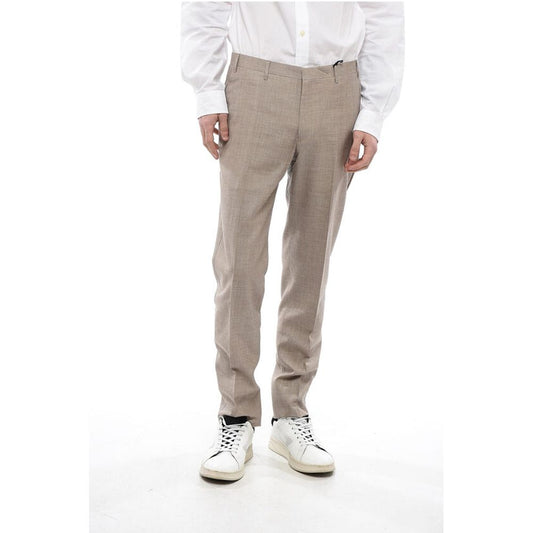 Corneliani CC COLLECTION 4-Pocketed RESET Silk Blend Pants