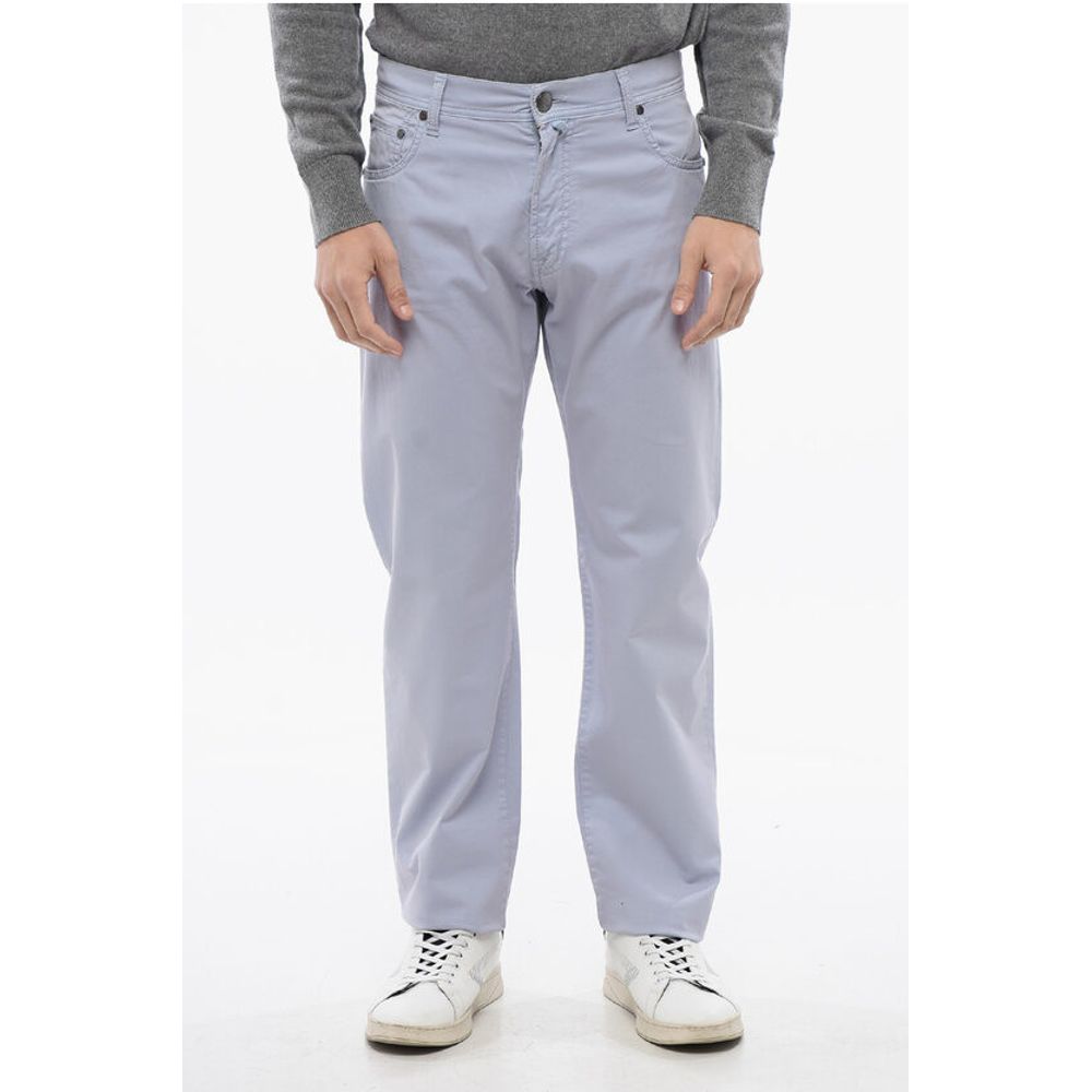 Corneliani ID 5-Pocketed Stretch Cotton Pants with Belt Loops