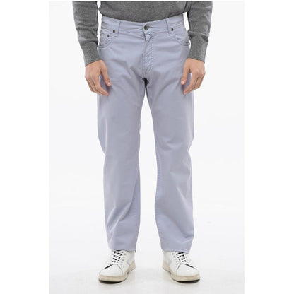 Corneliani ID 5-Pocketed Stretch Cotton Pants with Belt Loops