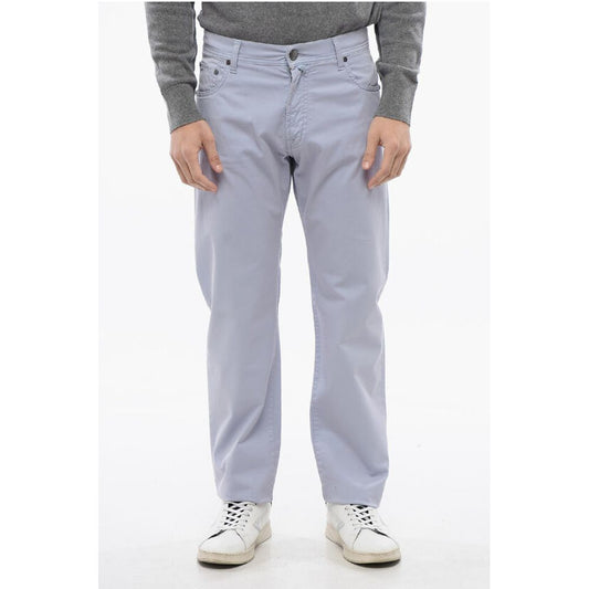 Corneliani ID 5-Pocketed Stretch Cotton Pants with Belt Loops