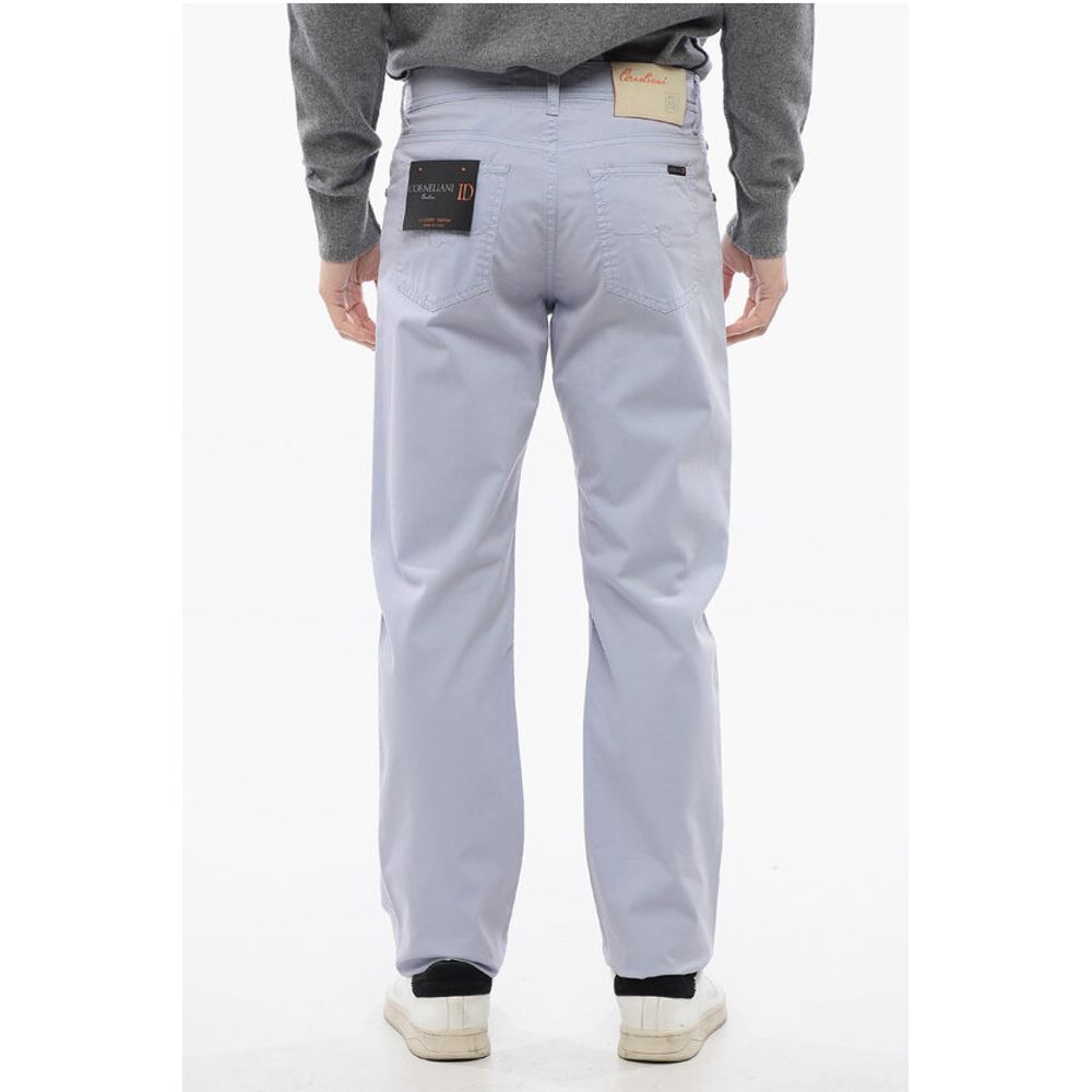 Corneliani ID 5-Pocketed Stretch Cotton Pants with Belt Loops
