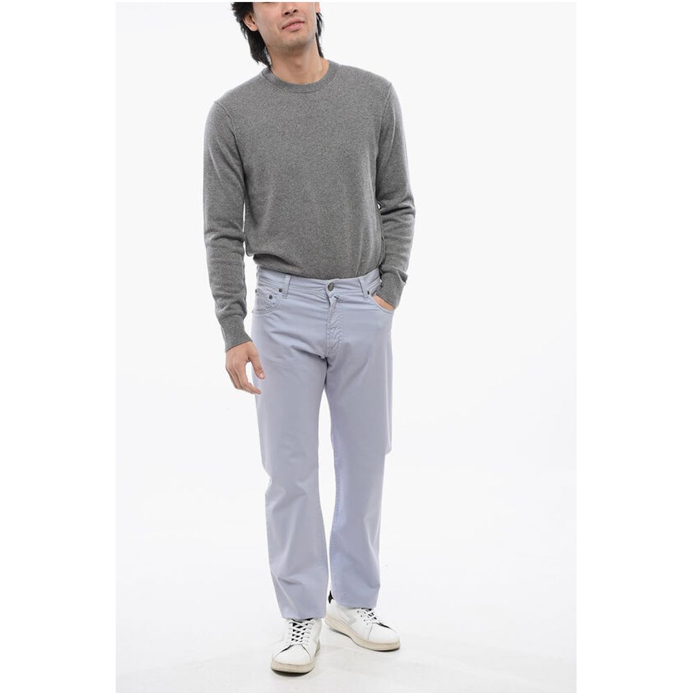 Corneliani ID 5-Pocketed Stretch Cotton Pants with Belt Loops